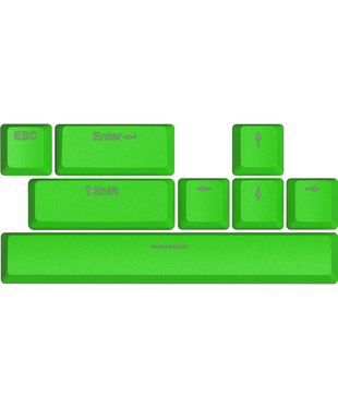 HATOR Green Lime PBT keycaps - ESC/SPACE/ENTER/R.SHIFT/ARROWS (HTS-710)