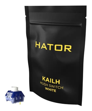 Набор переключателей для клавиатуры (свитчи) HATOR Hotswap Switch Kailh Hush White (HTS-107)