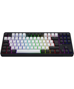 Клавиатура механическая HATOR Rockfall 3 Mecha TKL wireless orange (HTK850EU) black, UK-ISO, QMK/VIA