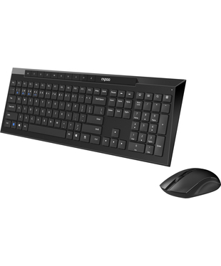 Комплект (клавиатура, мышь) RAPOO 8210M wireless, черный