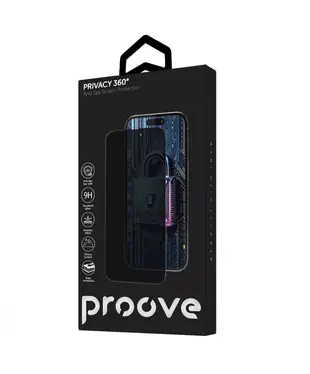 Захисне скло для смартфона Proove Privacy 360 Apple iPhone 16 Pro Max black (PG360I16PM01)