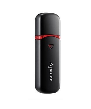 Флеш USB Apacer AH333 64GB USB 2.0 Black (AP64GAH333B-1)