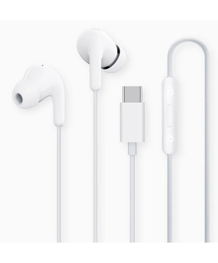 Навушники вкладиші дротові Xiaomi Type-C Earphones (BHR8931GL) White