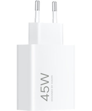 Мережевий зарядний пристрій Xiaomi 45W Turbo Charging USB-A White (BHR07SLEU)