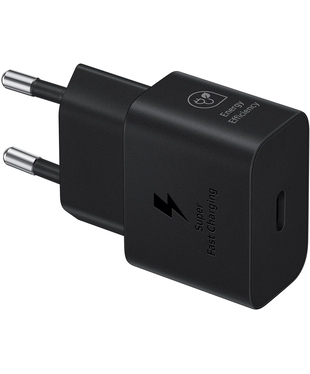 Мережевий зарядний пристрій Samsung 25W Power Adapter (w/o Cable) Black (EP-T2510NBEGEU)