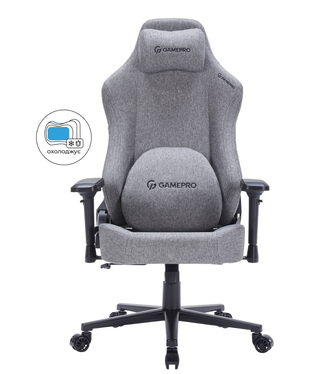 Крісло ігрове GamePro FGC750DG Fabric Dark Gray