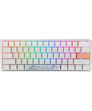 Механічна клавіатура Ducky One 3 Mini Cherry MX Red RGB White UA