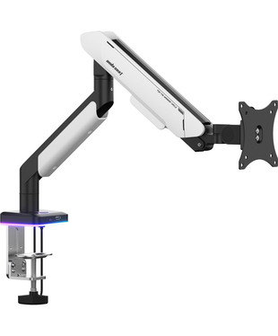 Настільне кріплення для монітора Anda Seat Stealth Pro II RGB 17’’-42’’ White