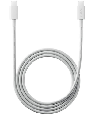 Кабель Xiaomi Braided Type-C-Type-C 6A 1m (BHR087KGL) білий