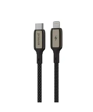 Кабель синхронизації даних Proove Dense Metal Type-C to Lightning 27W 1m Black (CCDM27002101)