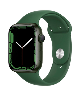 Apple Watch Series 7 GPS 41mm Green Aluminum Case With Green Sport Band (MKN03), Память: 32 Гб, Цвет: Зеленый, Диагональ экрана: 1,69 (41 mm)