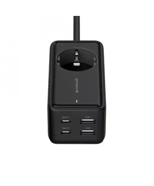 Мережевий фільтр Proove Power Strip Homester PD-03 1AC 65W (2 Type-C + 2USB) (PSP165220001)