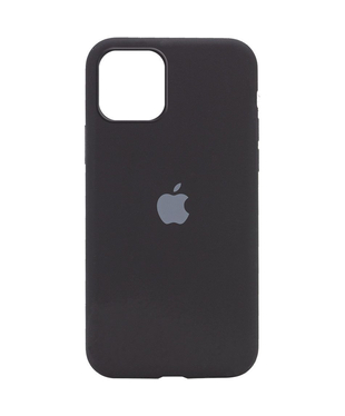Чохол Apple iPhone 12/ 12 Pro Silicone cases Full cover open camera Black
