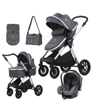 Коляска 3в1 Kidilo H2D (grey)