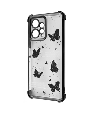 Чохол WAVE Winkie Xiaomi Redmi Note 12 4G Black/butterfly