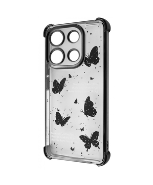 Чохол WAVE Winkie Xiaomi Redmi Note 13 4G Black/butterfly