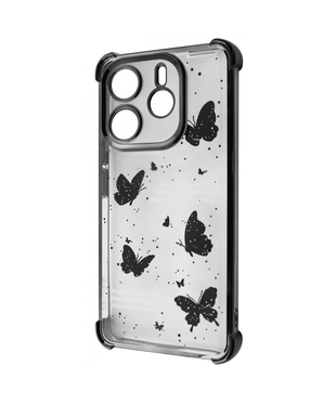Чохол WAVE Winkie Xiaomi Redmi Note 14 5G Black/butterfly
