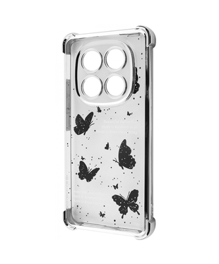 Чохол WAVE Winkie Xiaomi Redmi Note 14 Pro 4G Silver/butterfly
