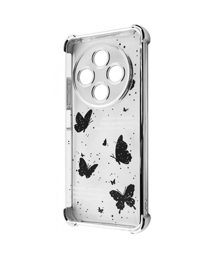 Чохол WAVE Winkie Xiaomi Redmi 14C 4G/Poco C75 4G/Redmi A4 Silver/butterfly