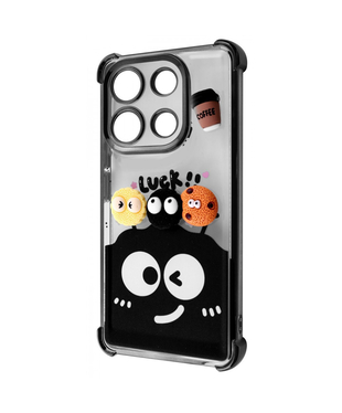 Чохол WAVE Winkie Xiaomi Redmi Note 13 Pro 4G/Poco M6 Pro 4G/Redmi Note 14s Black/splash