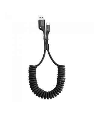 Кабель Baseus Fish Eye Spring Data Type-C 2A (1m) Black (PB1734Z-1)