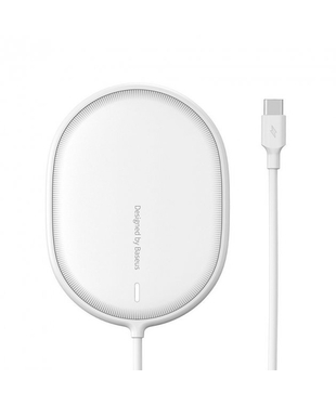 Беcпроводное зарядное устройство Baseus Light Magnetic 15W White (PB2821Z-2)