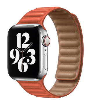 Ремешок Leather Link Apple Watch 38/40 mm Orange