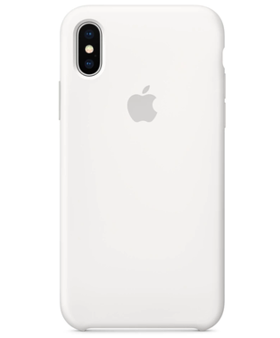 Чехол силиконовый Apple iPhone XS Max White