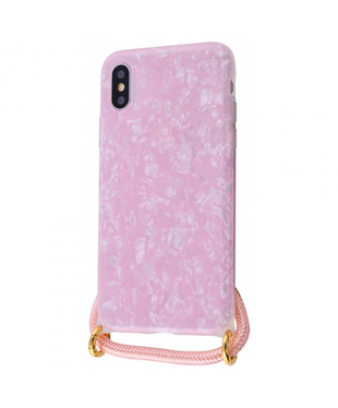 Чехол Confetti Jelly Cord Apple iPhone X/XS Pink
