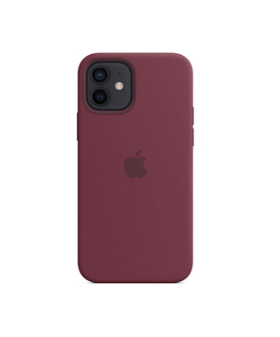 Чехол силиконовый MagSafe Apple iPhone 12/12 Pro Plum