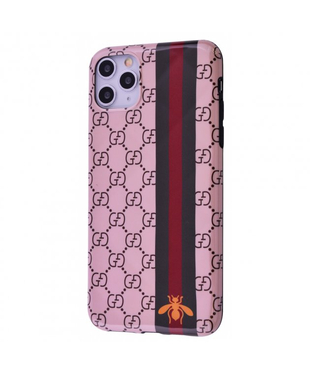Чехол Brand Gucci Apple iPhone 11 Pro Max Beige pattern