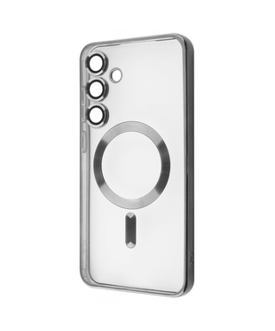 Чохол WAVE Metal Color Case with Magnetic Ring Samsung Galaxy S24 FE Silver