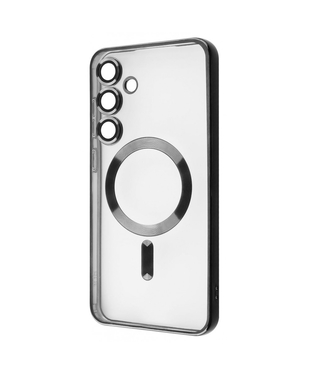 Чохол WAVE Metal Color Case with Magnetic Ring Samsung Galaxy S24 FE Black