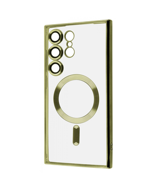 Чохол WAVE Metal Color Case with Magnetic Ring Samsung Galaxy S24 Ultra Gold