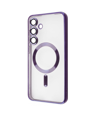 Чохол WAVE Metal Color Case with Magnetic Ring Samsung Galaxy S25 FE Deep purple