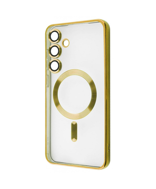 Чохол WAVE Metal Color Case with Magnetic Ring Samsung Galaxy S25 FE Gold