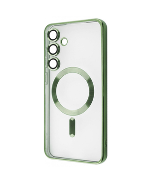 Чохол WAVE Metal Color Case with Magnetic Ring Samsung Galaxy S25 FE Dark green