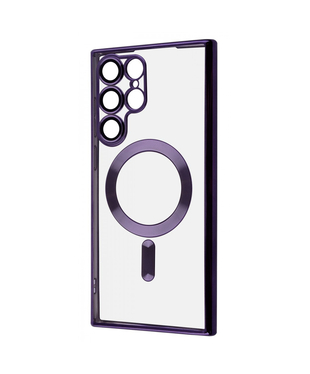 Чохол WAVE Metal Color Case with Magnetic Ring Samsung Galaxy S22 Ultra Deep purple