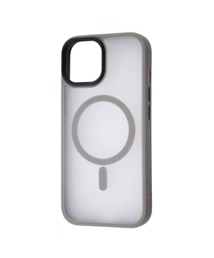Чохол WAVE Matte Insane Case with Magnetic Ring iPhone 15 Gray