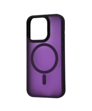 Чохол WAVE Matte Insane Case with Magnetic Ring iPhone 15 Deep purple