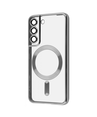 Чохол WAVE Metal Color Case with Magnetic Ring Samsung Galaxy S21 FE (G990B) Silver