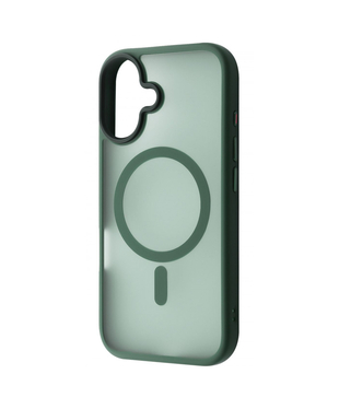 Чохол WAVE Matte Insane Case with Magnetic Ring iPhone 16 Green