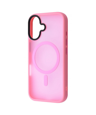 Чохол WAVE Matte Insane Case with Magnetic Ring iPhone 16 Pink