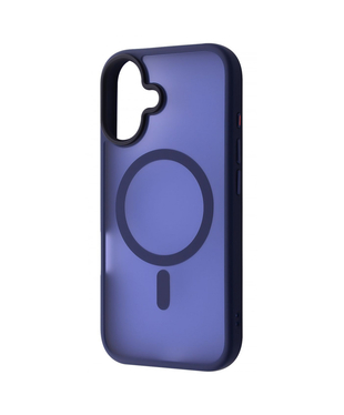 Чохол WAVE Matte Insane Case with Magnetic Ring iPhone 16 Midnight blue
