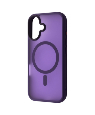 Чохол WAVE Matte Insane Case with Magnetic Ring iPhone 16 Plus Deep purple
