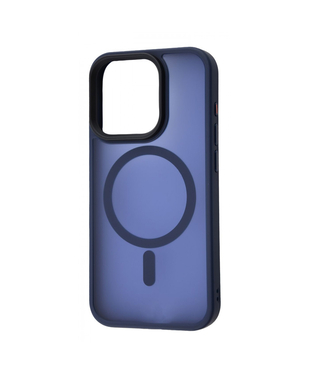 Чохол WAVE Matte Insane Case with Magnetic Ring iPhone 15 Pro Midnight blue