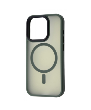 Чохол WAVE Matte Insane Case with Magnetic Ring iPhone 15 Pro Green