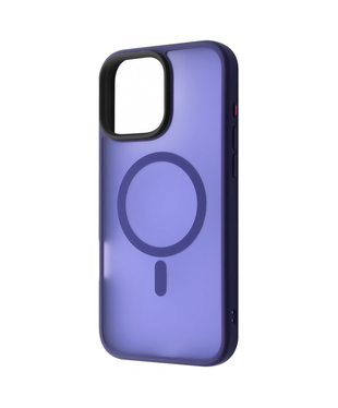 Чохол WAVE Matte Insane Case with Magnetic Ring iPhone 16 Pro Max Midnight blue