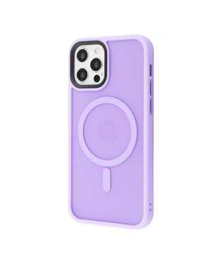 Чохол WAVE Matte Insane Case with Magnetic Ring iPhone 12/12 Pro Light purple