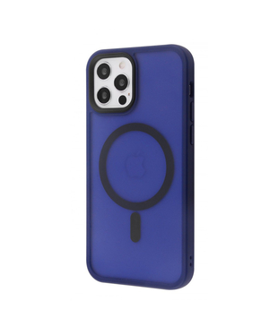 Чохол WAVE Matte Insane Case with Magnetic Ring iPhone 12/12 Pro Midnight blue